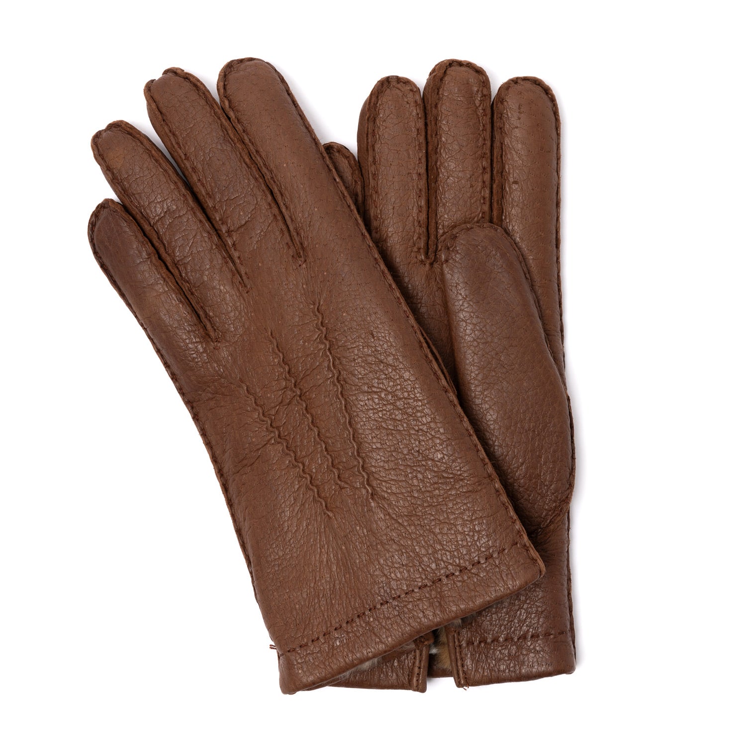 Gloves "Magnat" with Orylag-Rabbit Fur Lining - hand-sewn